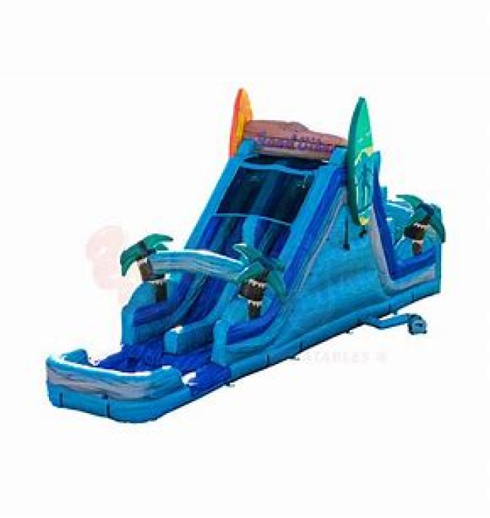 20ft Good vibes waterslide obstacle course